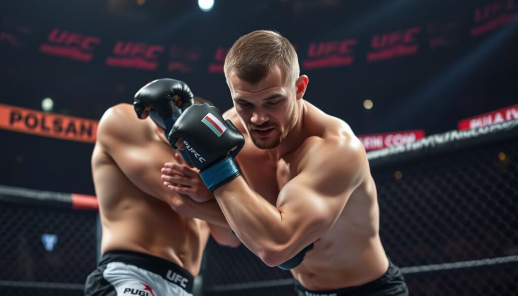 Don Diego Gromda competing in High League MMA event Don Diego Gromda competing in High League MMA event